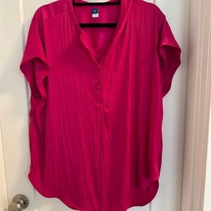 Old Navy Fuchsia Blouse great condition size xl tall